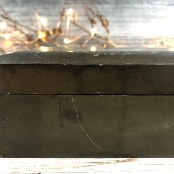 Vintage Chinese Lacquer Box, Men's Jewelry Storage - Picture 13 of 15